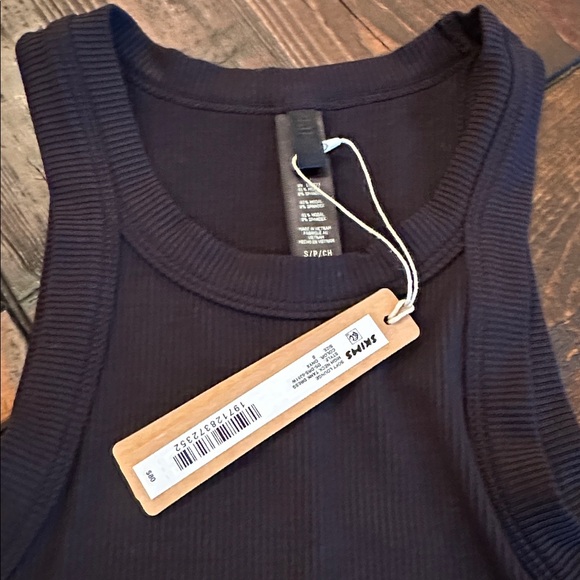 NWT Skims Black Maxi dress with tags size small - Picture 3 of 5